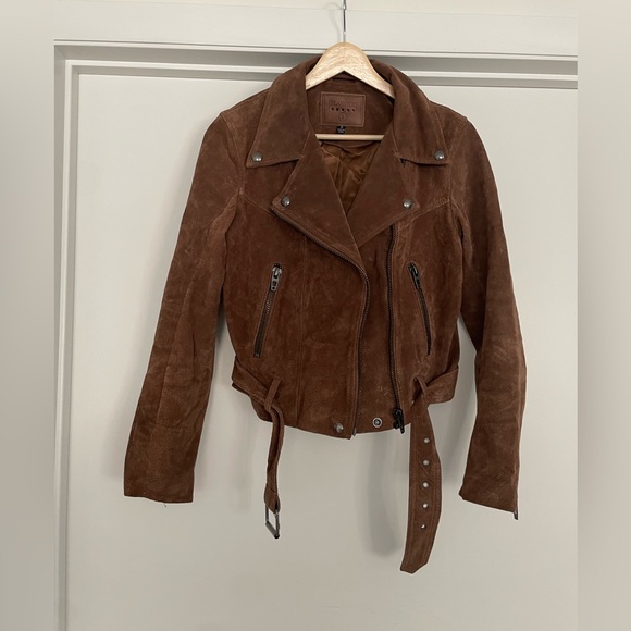 Blank NYC Brown Leather Jacket - Picture 4 of 15